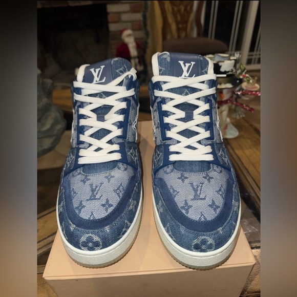 Louis Vuitton Denim Monogram Trainers x Virgil Abloh  LV7 - Picture 6 of 7